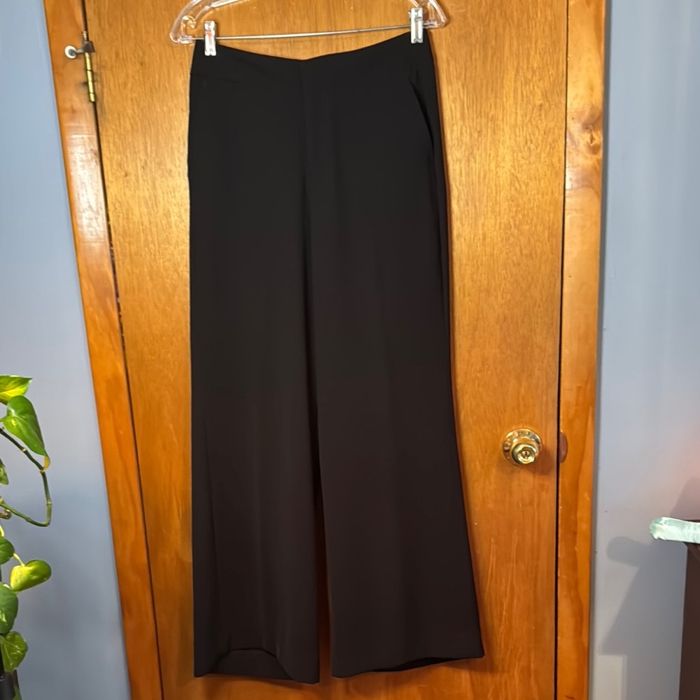 Banana Republic Black Wide Leg Pants Sz 2